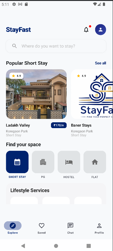 StayFast App